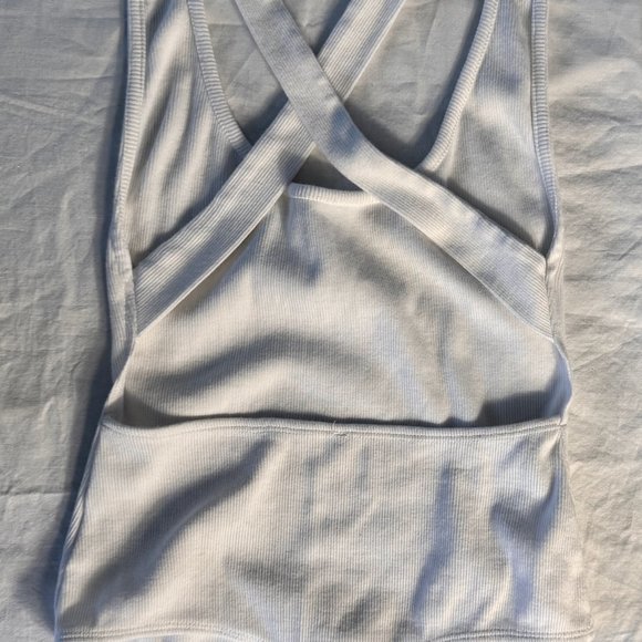 Free People Intimately, White Ribbed Fabric Bodysuit, Size: XS, NWOT/NEW - Picture 3 of 14